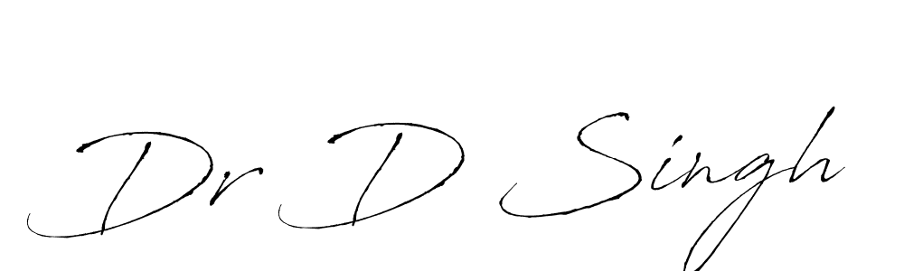 Design your own signature with our free online signature maker. With this signature software, you can create a handwritten (Antro_Vectra) signature for name Dr D Singh. Dr D Singh signature style 6 images and pictures png