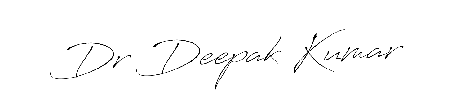 Antro_Vectra is a professional signature style that is perfect for those who want to add a touch of class to their signature. It is also a great choice for those who want to make their signature more unique. Get Dr Deepak Kumar name to fancy signature for free. Dr Deepak Kumar signature style 6 images and pictures png