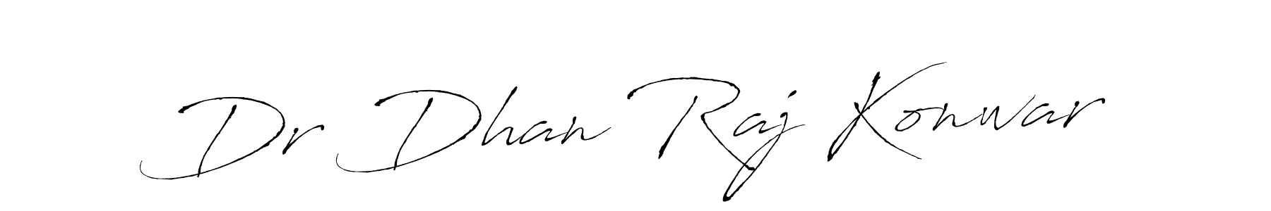 Dr Dhan Raj Konwar stylish signature style. Best Handwritten Sign (Antro_Vectra) for my name. Handwritten Signature Collection Ideas for my name Dr Dhan Raj Konwar. Dr Dhan Raj Konwar signature style 6 images and pictures png