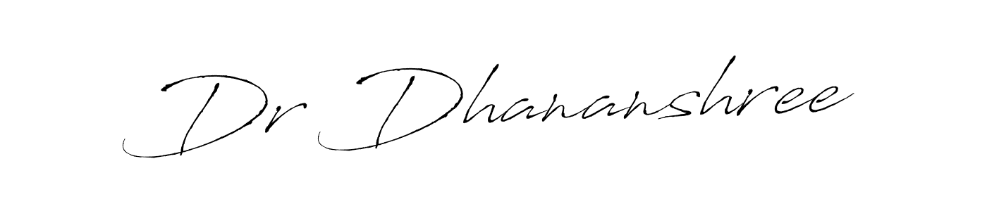 Make a beautiful signature design for name Dr Dhananshree. With this signature (Antro_Vectra) style, you can create a handwritten signature for free. Dr Dhananshree signature style 6 images and pictures png