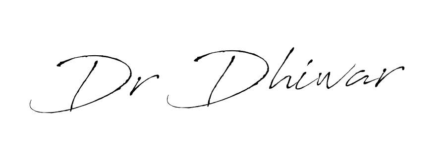 Make a beautiful signature design for name Dr Dhiwar. Use this online signature maker to create a handwritten signature for free. Dr Dhiwar signature style 6 images and pictures png
