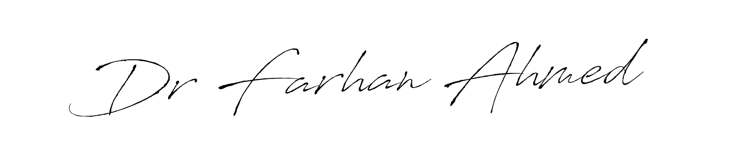 Make a beautiful signature design for name Dr Farhan Ahmed. Use this online signature maker to create a handwritten signature for free. Dr Farhan Ahmed signature style 6 images and pictures png