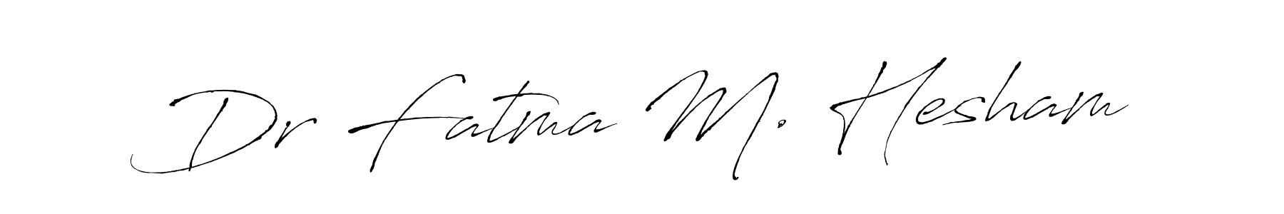 Similarly Antro_Vectra is the best handwritten signature design. Signature creator online .You can use it as an online autograph creator for name Dr Fatma M. Hesham. Dr Fatma M. Hesham signature style 6 images and pictures png