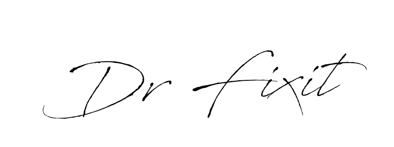 Make a short Dr Fixit signature style. Manage your documents anywhere anytime using Antro_Vectra. Create and add eSignatures, submit forms, share and send files easily. Dr Fixit signature style 6 images and pictures png