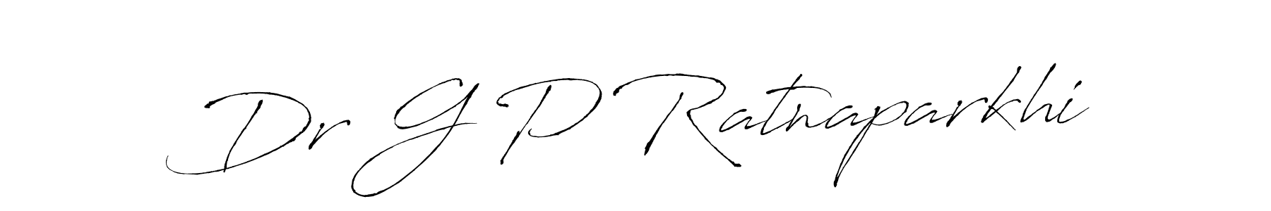 The best way (Antro_Vectra) to make a short signature is to pick only two or three words in your name. The name Dr G P Ratnaparkhi include a total of six letters. For converting this name. Dr G P Ratnaparkhi signature style 6 images and pictures png