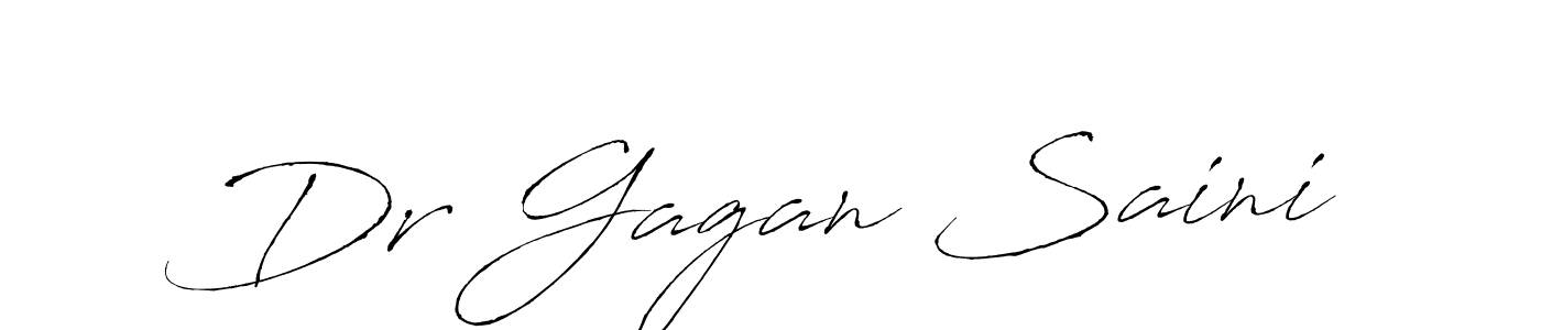 Make a beautiful signature design for name Dr Gagan Saini. With this signature (Antro_Vectra) style, you can create a handwritten signature for free. Dr Gagan Saini signature style 6 images and pictures png