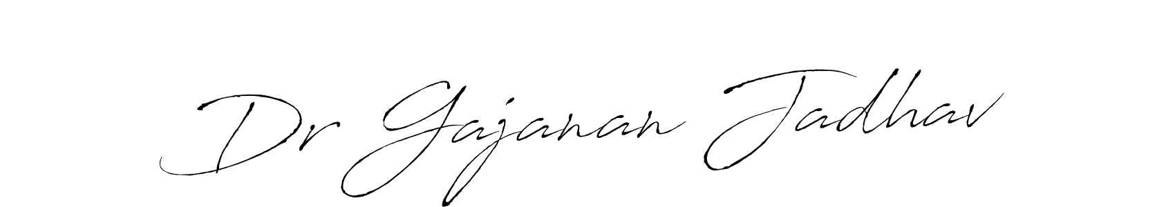 Create a beautiful signature design for name Dr Gajanan Jadhav. With this signature (Antro_Vectra) fonts, you can make a handwritten signature for free. Dr Gajanan Jadhav signature style 6 images and pictures png