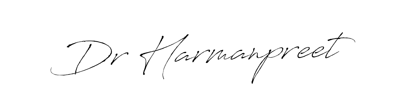 Dr Harmanpreet stylish signature style. Best Handwritten Sign (Antro_Vectra) for my name. Handwritten Signature Collection Ideas for my name Dr Harmanpreet. Dr Harmanpreet signature style 6 images and pictures png