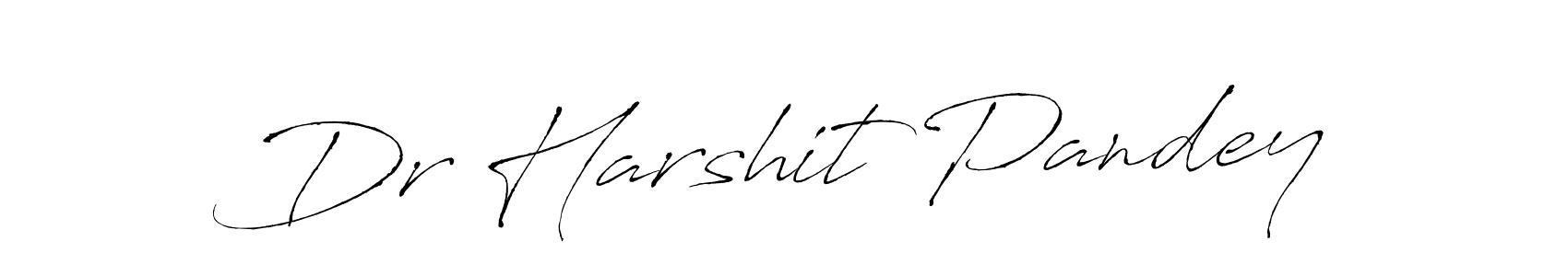 Design your own signature with our free online signature maker. With this signature software, you can create a handwritten (Antro_Vectra) signature for name Dr Harshit Pandey. Dr Harshit Pandey signature style 6 images and pictures png