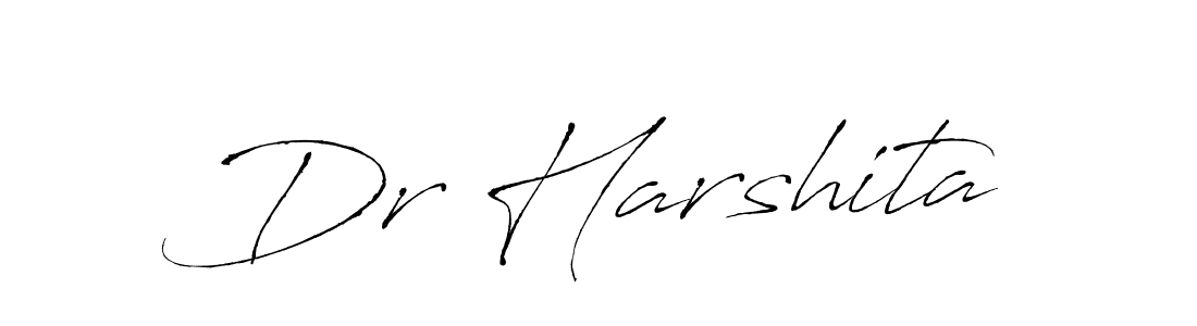 Create a beautiful signature design for name Dr Harshita. With this signature (Antro_Vectra) fonts, you can make a handwritten signature for free. Dr Harshita signature style 6 images and pictures png