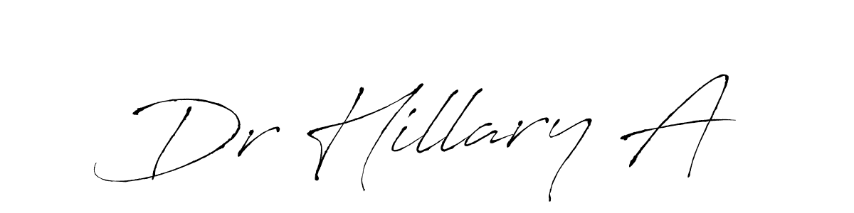 This is the best signature style for the Dr Hillary A name. Also you like these signature font (Antro_Vectra). Mix name signature. Dr Hillary A signature style 6 images and pictures png