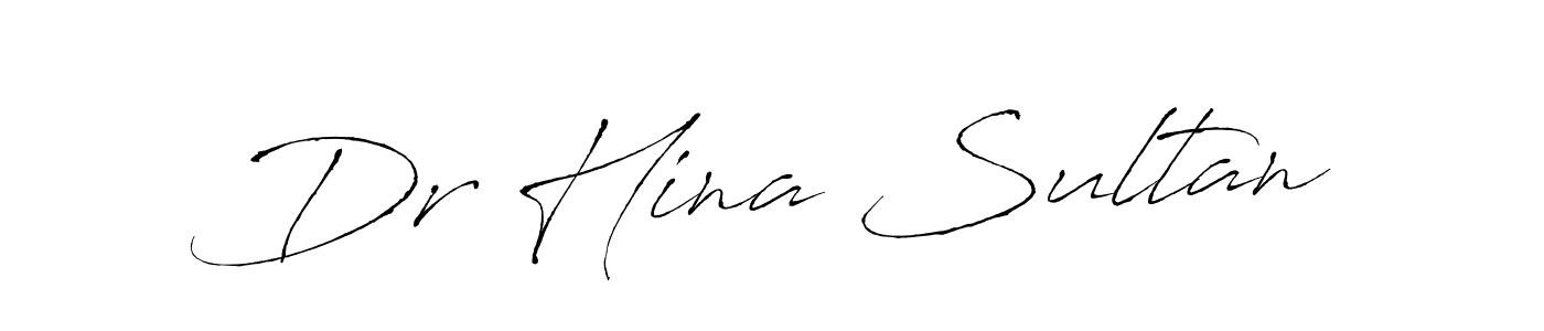 Use a signature maker to create a handwritten signature online. With this signature software, you can design (Antro_Vectra) your own signature for name Dr Hina Sultan. Dr Hina Sultan signature style 6 images and pictures png