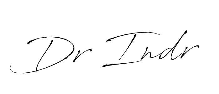 Create a beautiful signature design for name Dr Indr. With this signature (Antro_Vectra) fonts, you can make a handwritten signature for free. Dr Indr signature style 6 images and pictures png