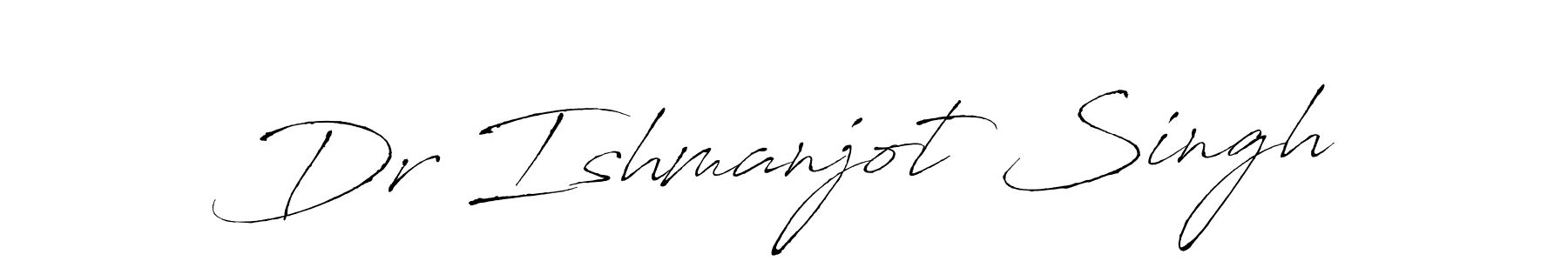 Design your own signature with our free online signature maker. With this signature software, you can create a handwritten (Antro_Vectra) signature for name Dr Ishmanjot Singh. Dr Ishmanjot Singh signature style 6 images and pictures png