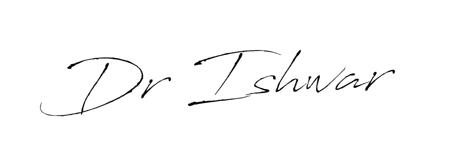 Make a beautiful signature design for name Dr Ishwar. With this signature (Antro_Vectra) style, you can create a handwritten signature for free. Dr Ishwar signature style 6 images and pictures png