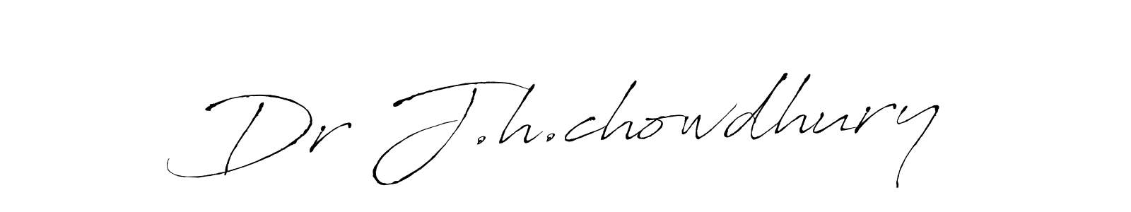 Dr J.h.chowdhury stylish signature style. Best Handwritten Sign (Antro_Vectra) for my name. Handwritten Signature Collection Ideas for my name Dr J.h.chowdhury. Dr J.h.chowdhury signature style 6 images and pictures png