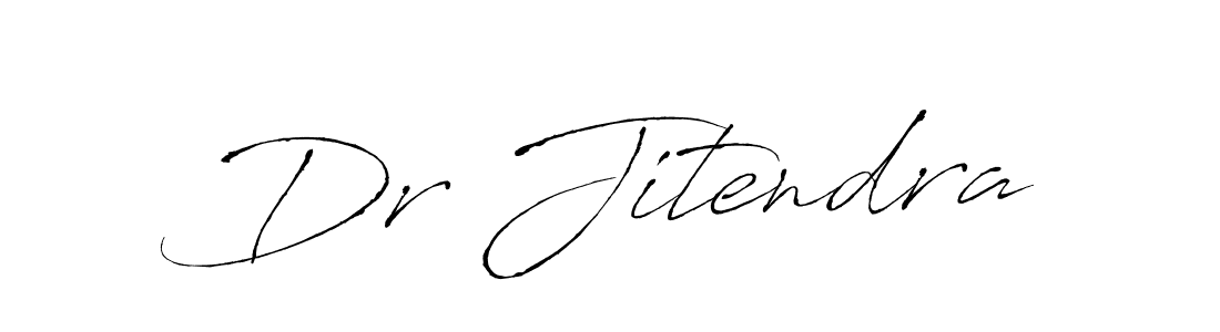 Use a signature maker to create a handwritten signature online. With this signature software, you can design (Antro_Vectra) your own signature for name Dr Jitendra. Dr Jitendra signature style 6 images and pictures png