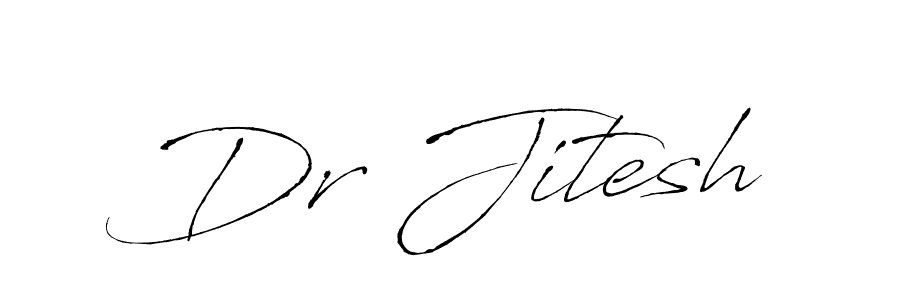 Use a signature maker to create a handwritten signature online. With this signature software, you can design (Antro_Vectra) your own signature for name Dr Jitesh. Dr Jitesh signature style 6 images and pictures png