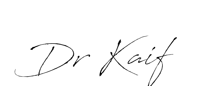 Also we have Dr Kaif name is the best signature style. Create professional handwritten signature collection using Antro_Vectra autograph style. Dr Kaif signature style 6 images and pictures png