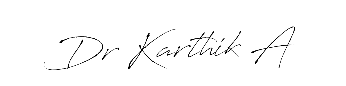 Best and Professional Signature Style for Dr Karthik A. Antro_Vectra Best Signature Style Collection. Dr Karthik A signature style 6 images and pictures png