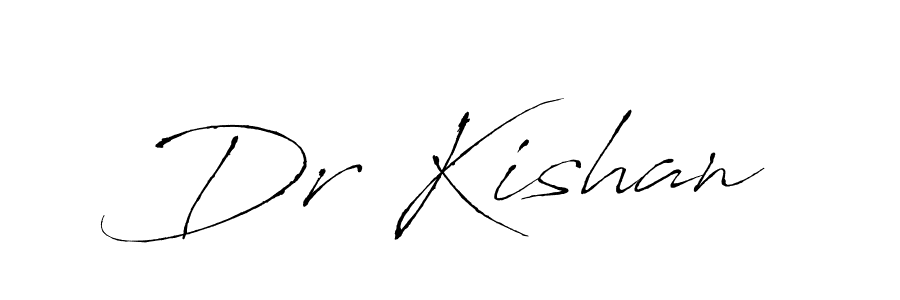 Design your own signature with our free online signature maker. With this signature software, you can create a handwritten (Antro_Vectra) signature for name Dr Kishan. Dr Kishan signature style 6 images and pictures png