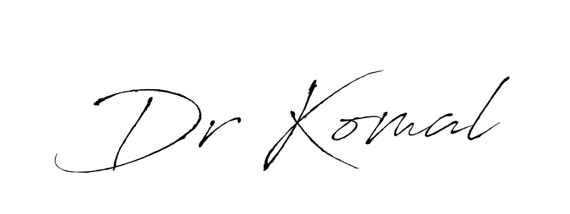 How to make Dr Komal name signature. Use Antro_Vectra style for creating short signs online. This is the latest handwritten sign. Dr Komal signature style 6 images and pictures png