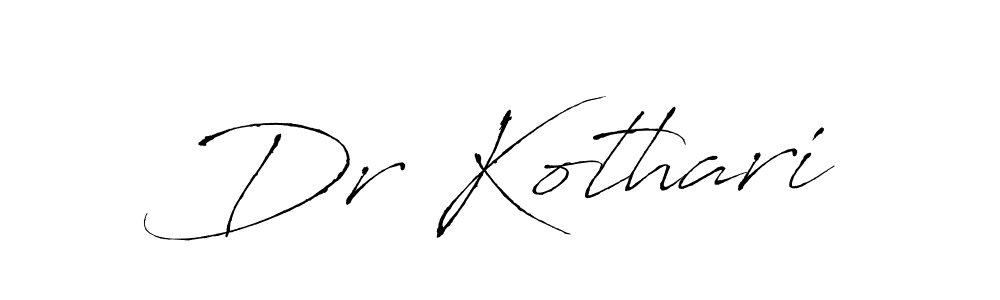 You should practise on your own different ways (Antro_Vectra) to write your name (Dr Kothari) in signature. don't let someone else do it for you. Dr Kothari signature style 6 images and pictures png