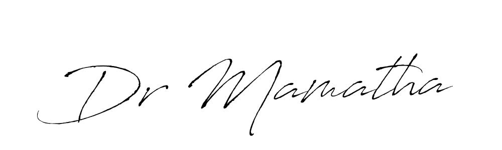 Antro_Vectra is a professional signature style that is perfect for those who want to add a touch of class to their signature. It is also a great choice for those who want to make their signature more unique. Get Dr Mamatha name to fancy signature for free. Dr Mamatha signature style 6 images and pictures png