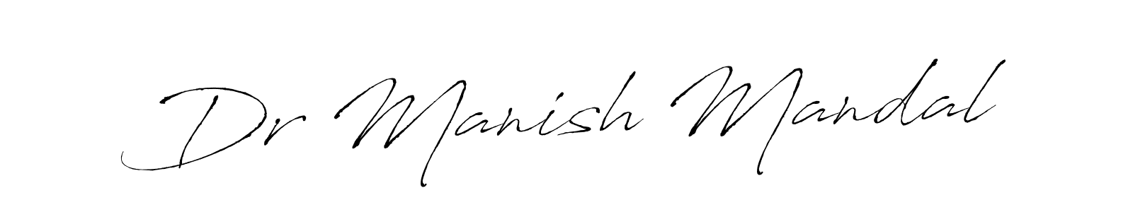 Antro_Vectra is a professional signature style that is perfect for those who want to add a touch of class to their signature. It is also a great choice for those who want to make their signature more unique. Get Dr Manish Mandal name to fancy signature for free. Dr Manish Mandal signature style 6 images and pictures png