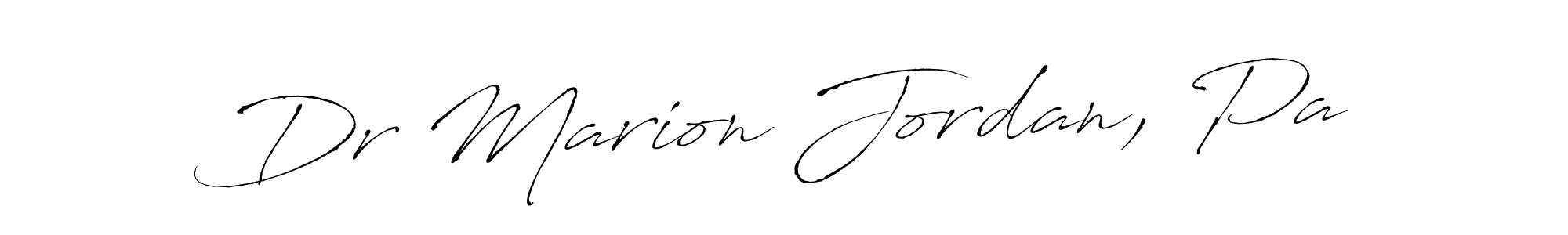 It looks lik you need a new signature style for name Dr Marion Jordan, Pa. Design unique handwritten (Antro_Vectra) signature with our free signature maker in just a few clicks. Dr Marion Jordan, Pa signature style 6 images and pictures png