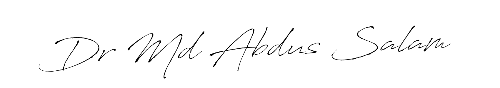 if you are searching for the best signature style for your name Dr Md Abdus Salam. so please give up your signature search. here we have designed multiple signature styles  using Antro_Vectra. Dr Md Abdus Salam signature style 6 images and pictures png