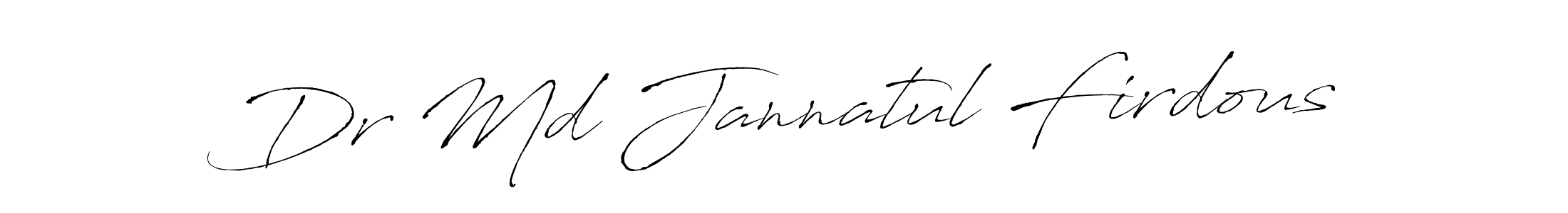 Also You can easily find your signature by using the search form. We will create Dr Md Jannatul Firdous name handwritten signature images for you free of cost using Antro_Vectra sign style. Dr Md Jannatul Firdous signature style 6 images and pictures png