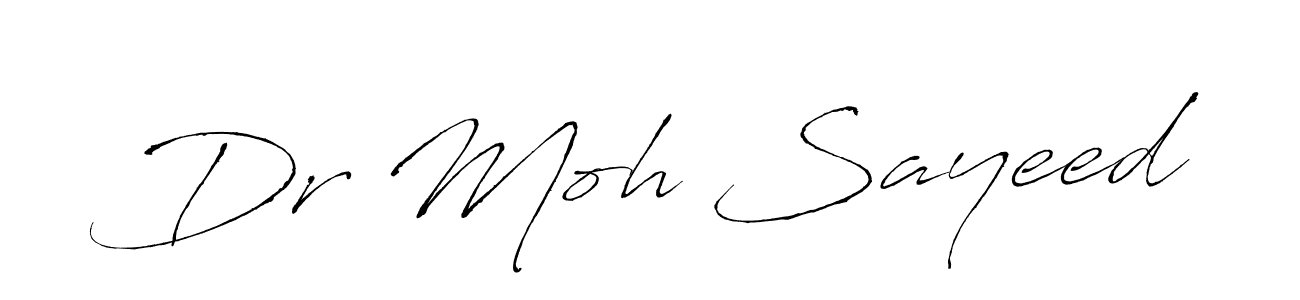 This is the best signature style for the Dr Moh Sayeed name. Also you like these signature font (Antro_Vectra). Mix name signature. Dr Moh Sayeed signature style 6 images and pictures png