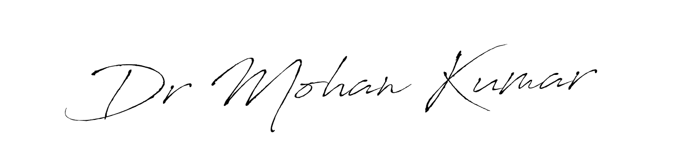 The best way (Antro_Vectra) to make a short signature is to pick only two or three words in your name. The name Dr Mohan Kumar include a total of six letters. For converting this name. Dr Mohan Kumar signature style 6 images and pictures png