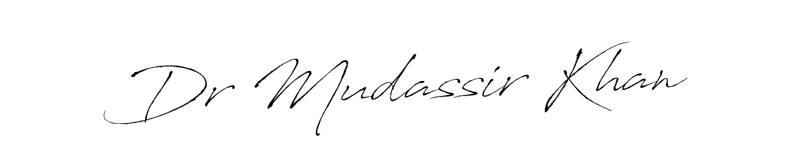 This is the best signature style for the Dr Mudassir Khan name. Also you like these signature font (Antro_Vectra). Mix name signature. Dr Mudassir Khan signature style 6 images and pictures png