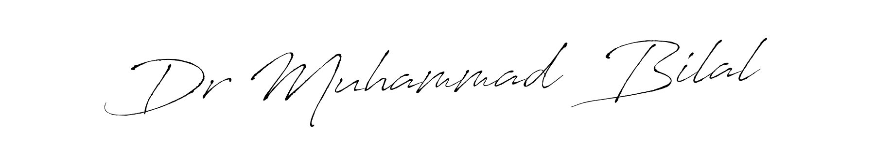 Design your own signature with our free online signature maker. With this signature software, you can create a handwritten (Antro_Vectra) signature for name Dr Muhammad  Bilal. Dr Muhammad  Bilal signature style 6 images and pictures png