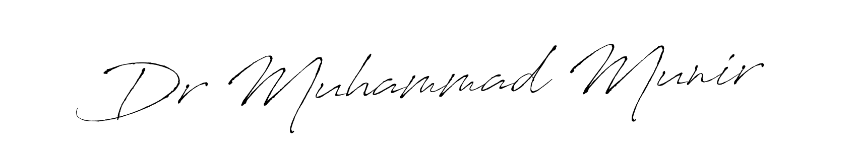 Also we have Dr Muhammad Munir name is the best signature style. Create professional handwritten signature collection using Antro_Vectra autograph style. Dr Muhammad Munir signature style 6 images and pictures png