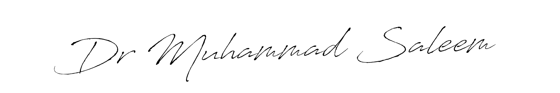 Antro_Vectra is a professional signature style that is perfect for those who want to add a touch of class to their signature. It is also a great choice for those who want to make their signature more unique. Get Dr Muhammad Saleem name to fancy signature for free. Dr Muhammad Saleem signature style 6 images and pictures png