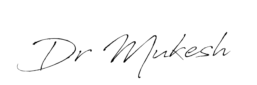 Dr Mukesh stylish signature style. Best Handwritten Sign (Antro_Vectra) for my name. Handwritten Signature Collection Ideas for my name Dr Mukesh. Dr Mukesh signature style 6 images and pictures png