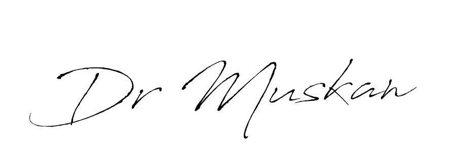 Use a signature maker to create a handwritten signature online. With this signature software, you can design (Antro_Vectra) your own signature for name Dr Muskan. Dr Muskan signature style 6 images and pictures png