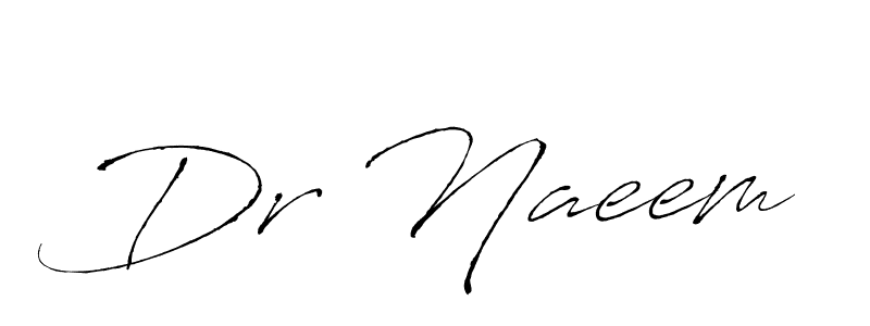 Dr Naeem stylish signature style. Best Handwritten Sign (Antro_Vectra) for my name. Handwritten Signature Collection Ideas for my name Dr Naeem. Dr Naeem signature style 6 images and pictures png