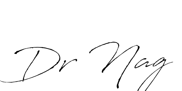 Design your own signature with our free online signature maker. With this signature software, you can create a handwritten (Antro_Vectra) signature for name Dr Nag. Dr Nag signature style 6 images and pictures png