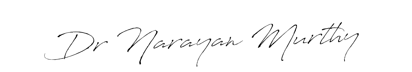 Design your own signature with our free online signature maker. With this signature software, you can create a handwritten (Antro_Vectra) signature for name Dr Narayan Murthy. Dr Narayan Murthy signature style 6 images and pictures png