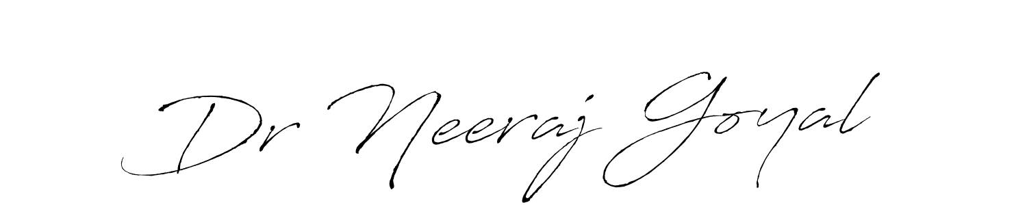 The best way (Antro_Vectra) to make a short signature is to pick only two or three words in your name. The name Dr Neeraj Goyal include a total of six letters. For converting this name. Dr Neeraj Goyal signature style 6 images and pictures png