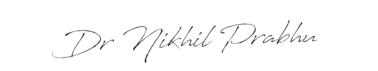 It looks lik you need a new signature style for name Dr Nikhil Prabhu. Design unique handwritten (Antro_Vectra) signature with our free signature maker in just a few clicks. Dr Nikhil Prabhu signature style 6 images and pictures png