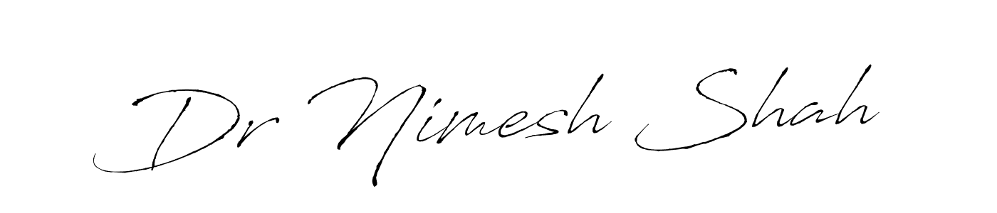 Antro_Vectra is a professional signature style that is perfect for those who want to add a touch of class to their signature. It is also a great choice for those who want to make their signature more unique. Get Dr Nimesh Shah name to fancy signature for free. Dr Nimesh Shah signature style 6 images and pictures png