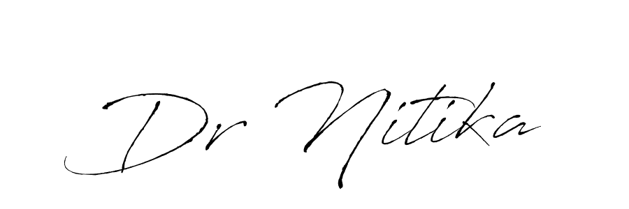 Use a signature maker to create a handwritten signature online. With this signature software, you can design (Antro_Vectra) your own signature for name Dr Nitika. Dr Nitika signature style 6 images and pictures png