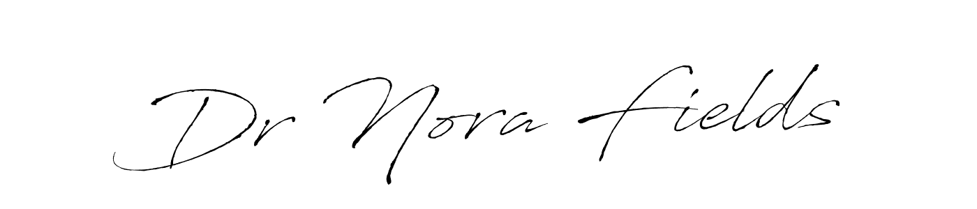 Design your own signature with our free online signature maker. With this signature software, you can create a handwritten (Antro_Vectra) signature for name Dr Nora Fields. Dr Nora Fields signature style 6 images and pictures png