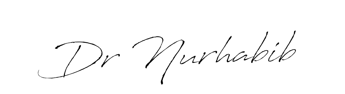 How to make Dr Nurhabib signature? Antro_Vectra is a professional autograph style. Create handwritten signature for Dr Nurhabib name. Dr Nurhabib signature style 6 images and pictures png