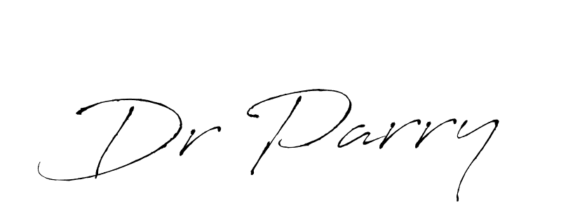 Use a signature maker to create a handwritten signature online. With this signature software, you can design (Antro_Vectra) your own signature for name Dr Parry. Dr Parry signature style 6 images and pictures png